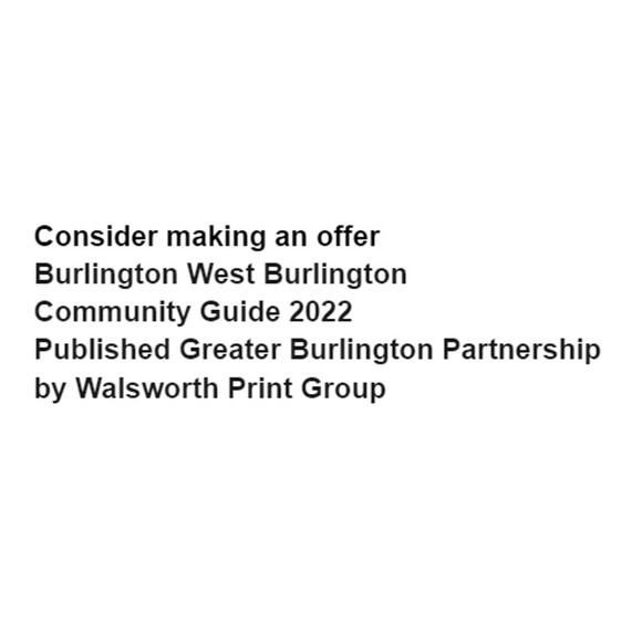 Burlington West Burlington Community Guide 2022 Edition Travel City Trail Maps - Picture 2 of 5